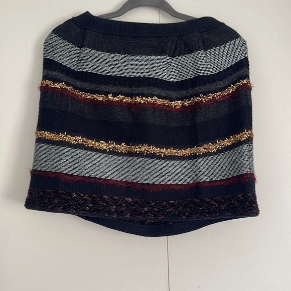 Tory Burch Striped Winter Skirt - Picture 2 of 2